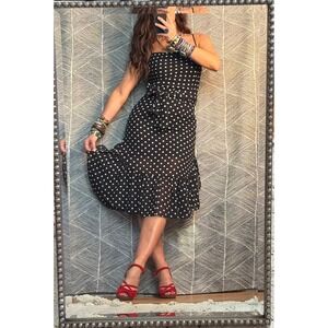 Petal and Pup Polka Dot Midi‎ Dress Sz 6